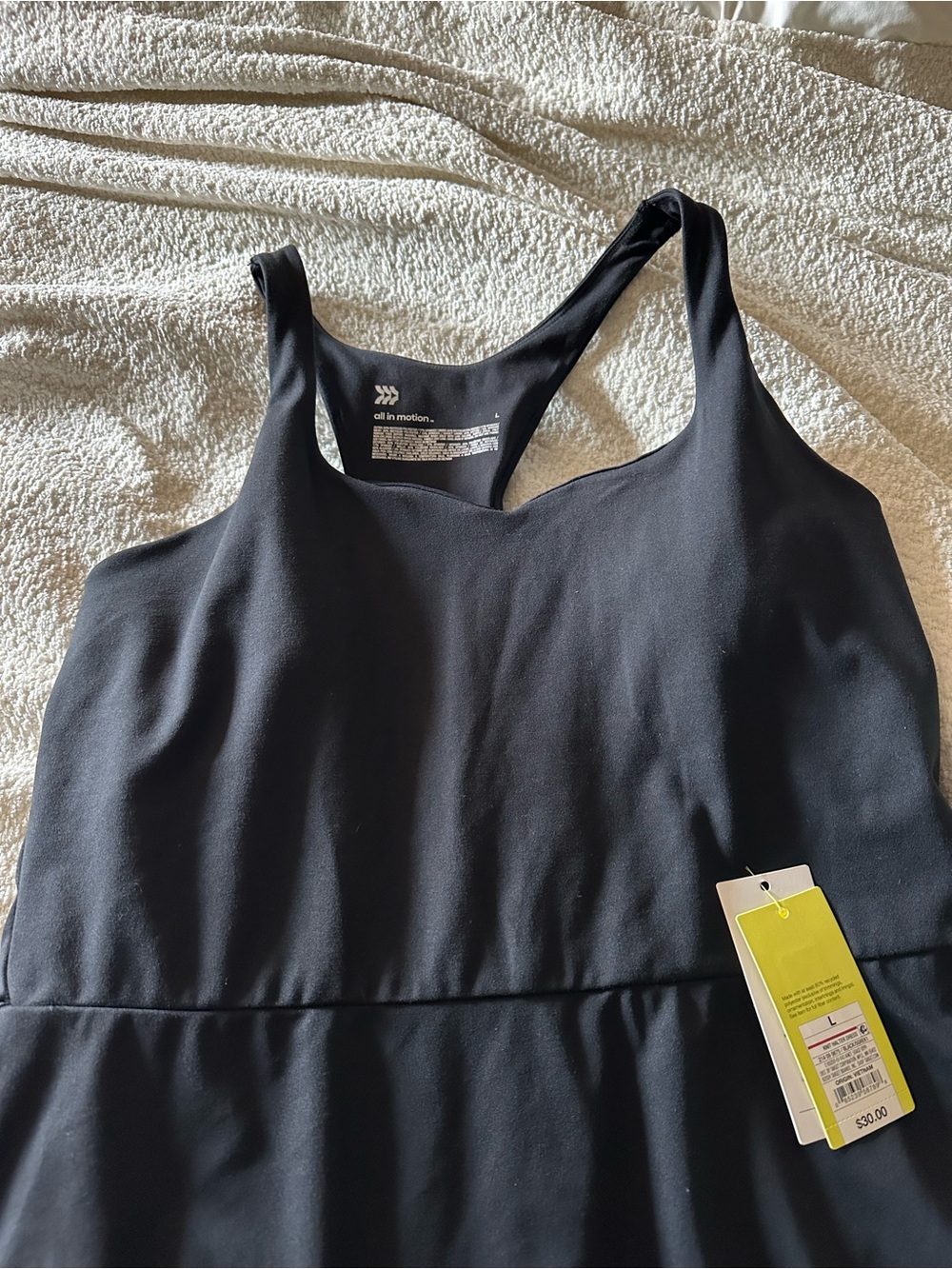 Black Razorback Fit & Flare Sport Dress - Picture 2 of 7